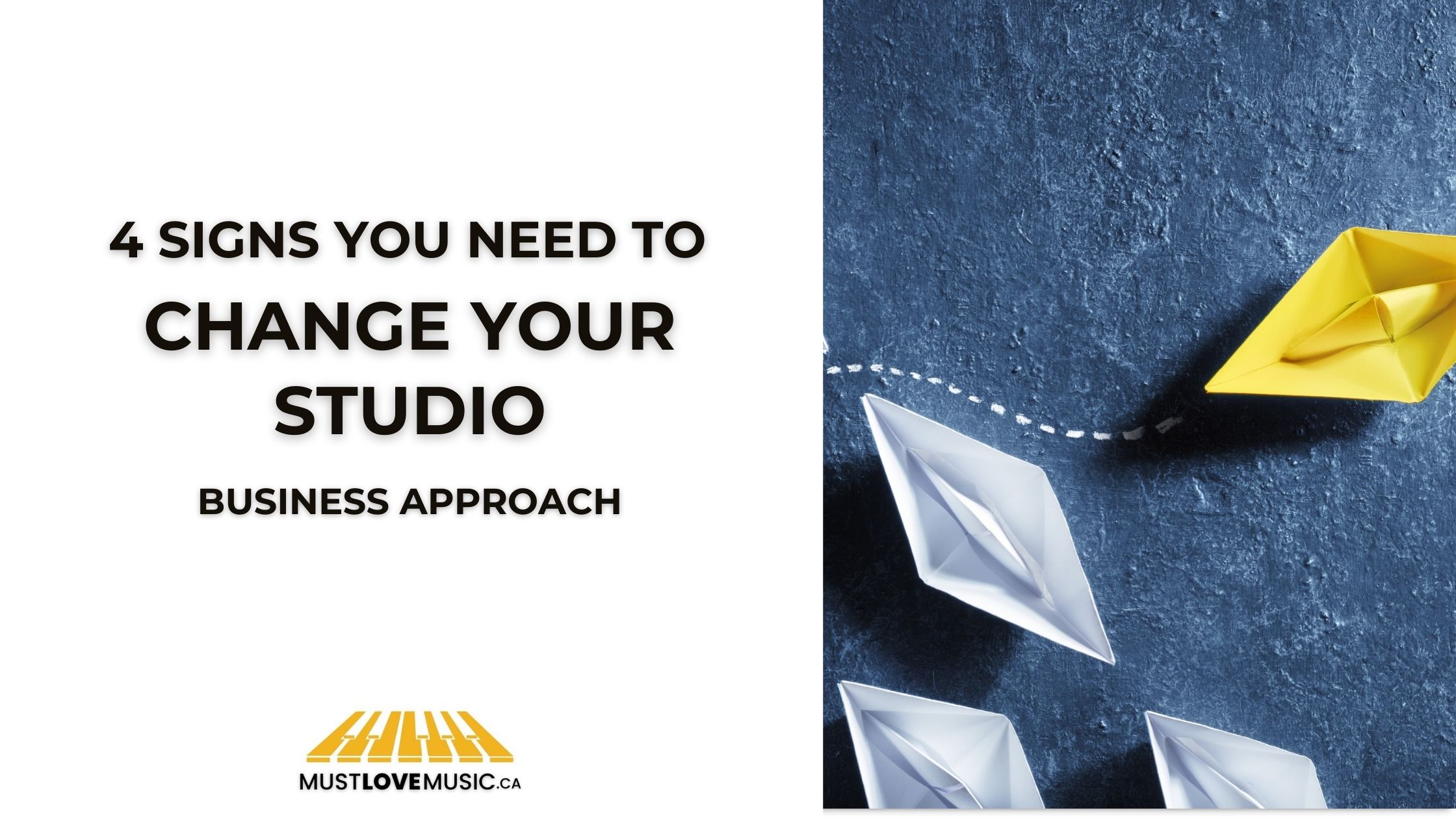4 Signs You Need To Change Your Studio Business Approach